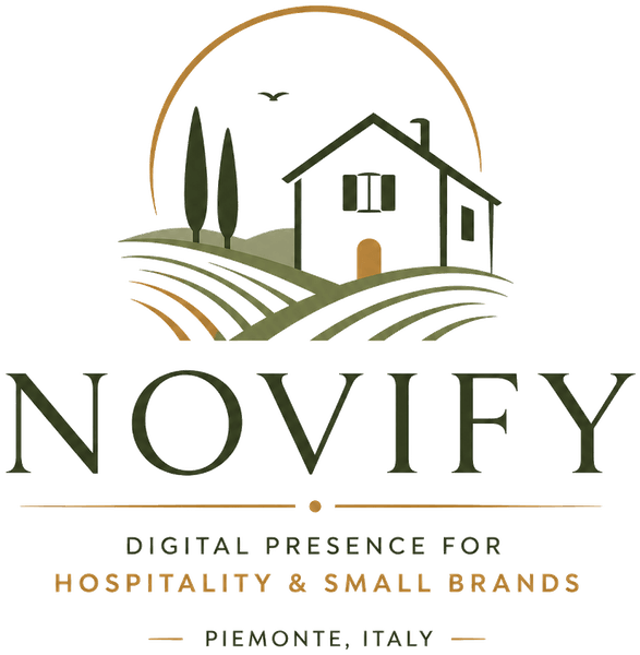 Novify — Digital Presence for Hospitality & Small Brands, Piemonte, Italy